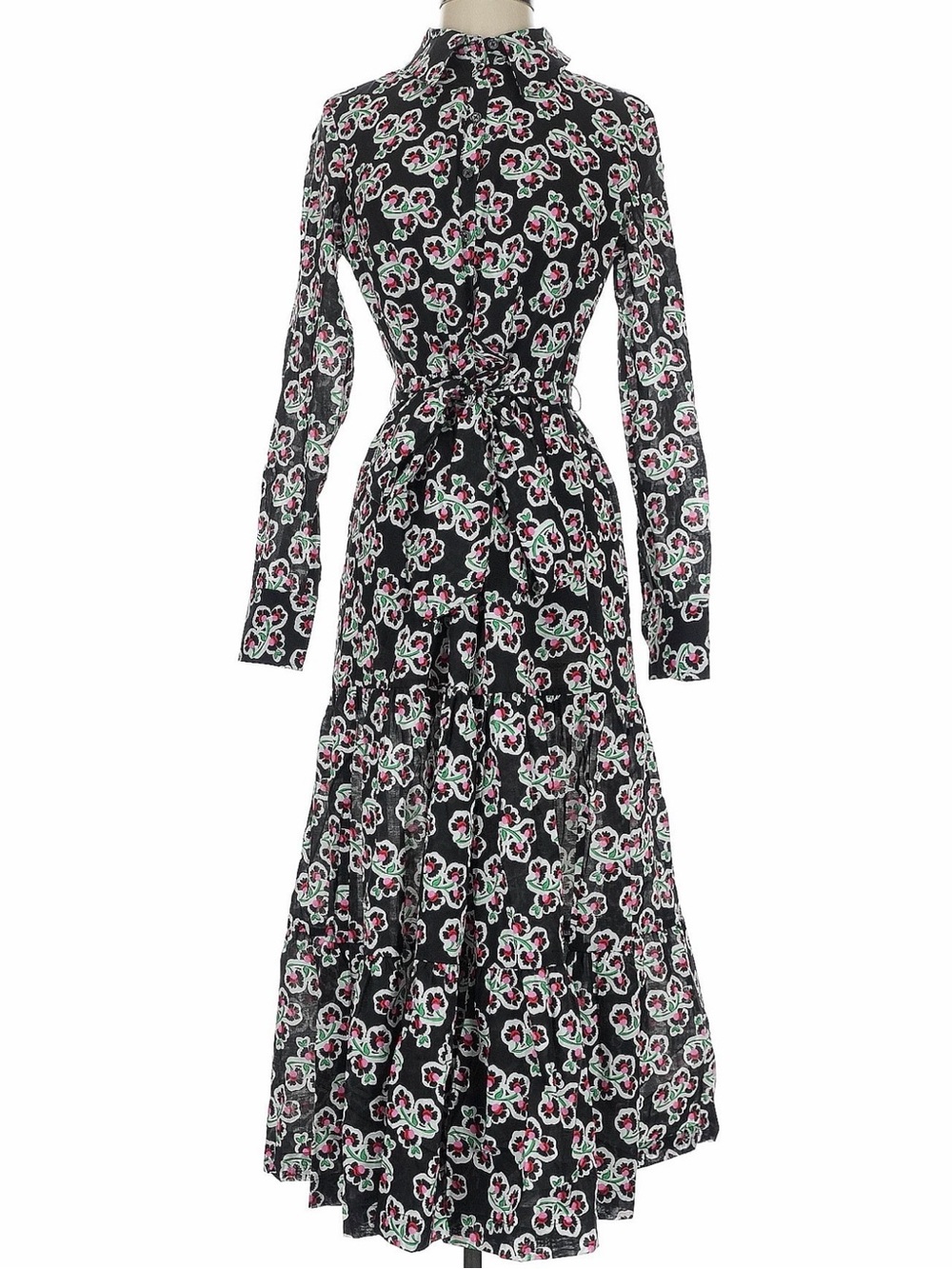 Boden Floral Print Cotton Maxi Dress
